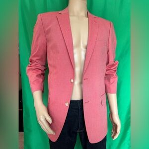 Stafford quality Sportcoat in light red color. Nice light Sportcoat in size 42R